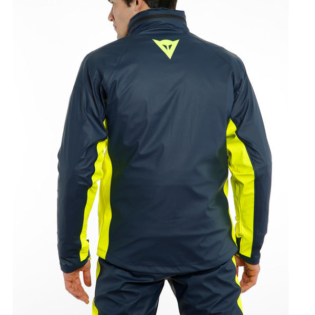 DAINESE Giacca antipioggia STORM 2 Unisex Nero/ giallo flui