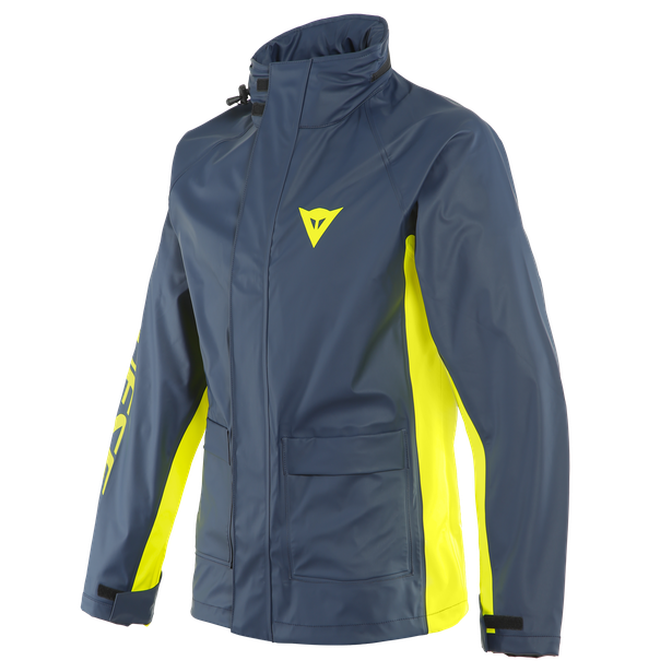 DAINESE Giacca antipioggia STORM 2 Unisex Nero/ giallo flui