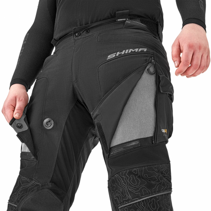 SHIMA TRACKER MEN PANTALONI NERO